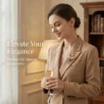 This is a craft brooch shaped like a phoenix