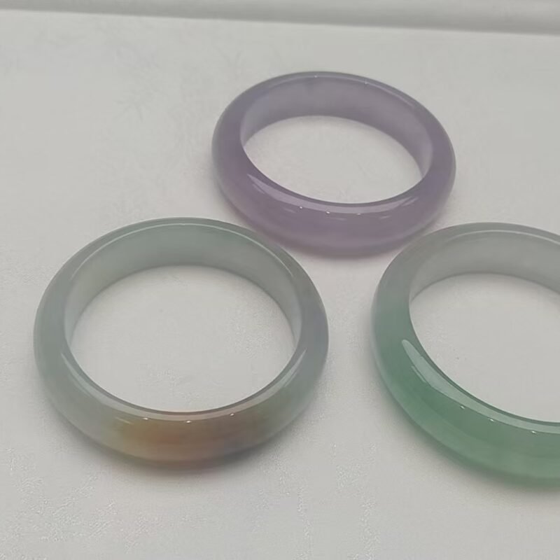 3pcs perfect new arrivals jadeite bangles total $550 for Ann