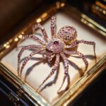 New Original Unique Crystal Spider Brooch